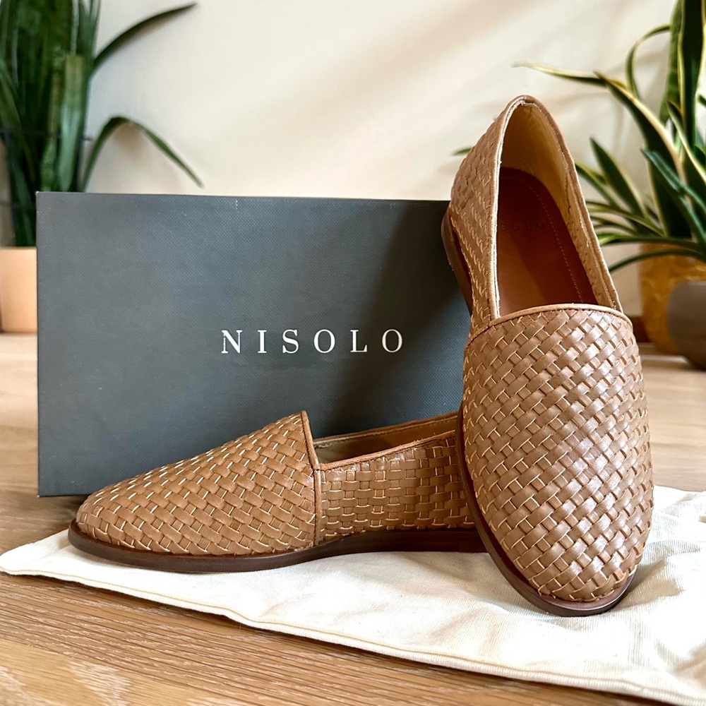 NWT Nisolo Mara Woven Slip On | 7